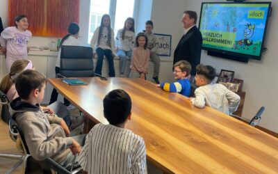 Die 3c besucht unseren Bürgermeister Günther Albel und das Wasserwerk